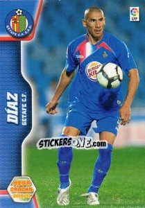 Sticker Cata Diaz - Liga BBVA 2010-2011. Megacracks - Panini