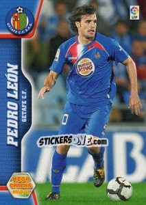 Sticker Pedro León - Liga BBVA 2010-2011. Megacracks n. 120 - Panini