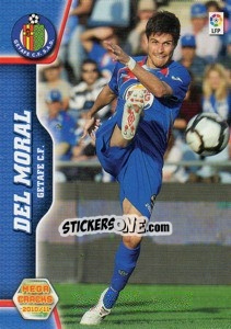 Sticker Del Moral - Liga BBVA 2010-2011. Megacracks - Panini