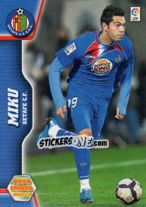 Cromo Miku - Liga BBVA 2010-2011. Megacracks - Panini