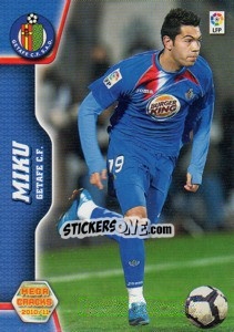 Sticker Miku - Liga BBVA 2010-2011. Megacracks n. 126 - Panini