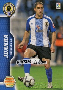 Sticker Juanra - Liga BBVA 2010-2011. Megacracks - Panini