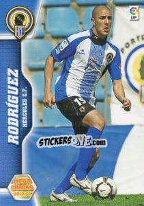 Sticker Rodriguez - Liga BBVA 2010-2011. Megacracks - Panini