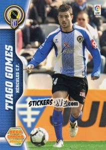 Sticker Tiago Gomes - Liga BBVA 2010-2011. Megacracks n. 134 - Panini
