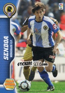 Cromo Sendoa - Liga BBVA 2010-2011. Megacracks - Panini