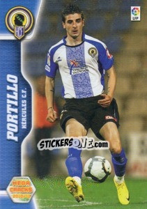 Sticker Portillo - Liga BBVA 2010-2011. Megacracks n. 142 - Panini