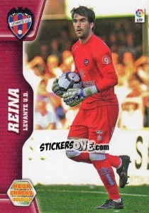 Sticker Reina - Liga BBVA 2010-2011. Megacracks n. 146 - Panini