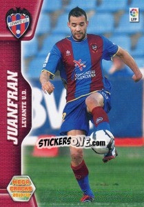 Sticker Juanfran - Liga BBVA 2010-2011. Megacracks - Panini