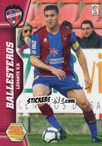 Sticker Ballesteros - Liga BBVA 2010-2011. Megacracks - Panini