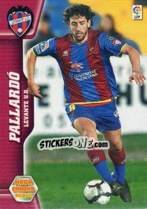 Sticker Pallardó - Liga BBVA 2010-2011. Megacracks - Panini