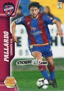 Sticker Pallardó - Liga BBVA 2010-2011. Megacracks n. 153 - Panini