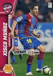 Figurina Xisco Muñoz - Liga BBVA 2010-2011. Megacracks - Panini