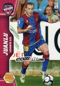 Sticker Juanlu - Liga BBVA 2010-2011. Megacracks - Panini