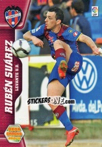 Sticker Rubén Suarez - Liga BBVA 2010-2011. Megacracks - Panini