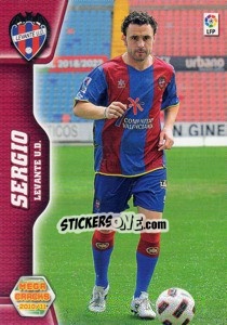 Sticker Sergio - Liga BBVA 2010-2011. Megacracks n. 160 - Panini