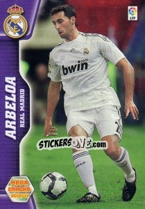 Sticker Arbeloa - Liga BBVA 2010-2011. Megacracks n. 166 - Panini