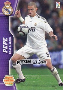 Sticker Pepe - Liga BBVA 2010-2011. Megacracks - Panini