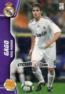 Sticker Gago - Liga BBVA 2010-2011. Megacracks - Panini