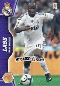 Sticker Lassana Diarra - Liga BBVA 2010-2011. Megacracks n. 173 - Panini