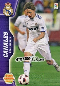 Cromo Canales - Liga BBVA 2010-2011. Megacracks - Panini