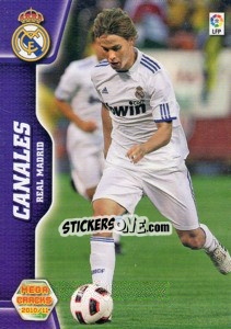 Sticker Canales - Liga BBVA 2010-2011. Megacracks - Panini