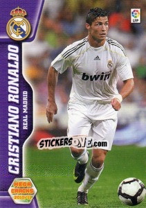 Sticker Cristiano Ronaldo - Liga BBVA 2010-2011. Megacracks n. 178 - Panini