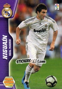 Sticker Higuain - Liga BBVA 2010-2011. Megacracks n. 179 - Panini
