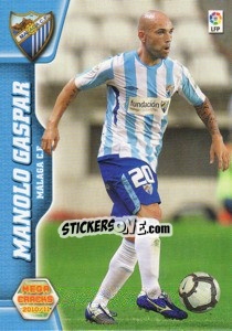 Sticker Manolo Gaspar - Liga BBVA 2010-2011. Megacracks - Panini