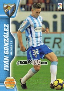 Cromo Iván González - Liga BBVA 2010-2011. Megacracks - Panini