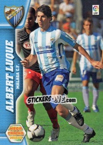Sticker Albert Luque - Liga BBVA 2010-2011. Megacracks - Panini