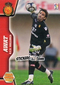 Cromo Awat - Liga BBVA 2010-2011. Megacracks - Panini