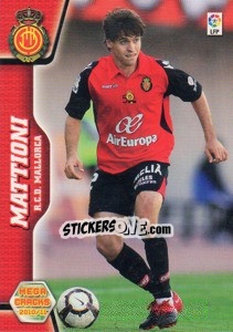 Sticker Mattioni - Liga BBVA 2010-2011. Megacracks n. 202 - Panini