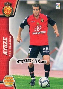 Sticker Ayoze - Liga BBVA 2010-2011. Megacracks - Panini