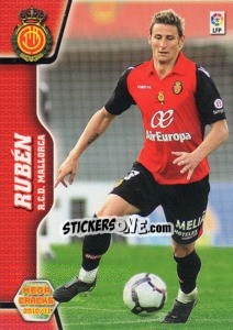 Figurina Rubén - Liga BBVA 2010-2011. Megacracks - Panini