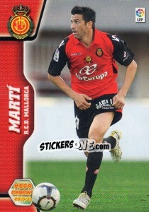 Sticker Martí - Liga BBVA 2010-2011. Megacracks n. 208 - Panini