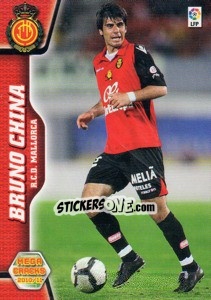 Figurina Bruno China - Liga BBVA 2010-2011. Megacracks - Panini