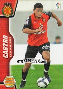 Figurina Castro - Liga BBVA 2010-2011. Megacracks - Panini