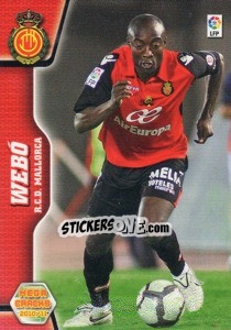 Sticker Webó - Liga BBVA 2010-2011. Megacracks n. 214 - Panini