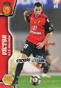 Sticker Victor - Liga BBVA 2010-2011. Megacracks n. 216 - Panini