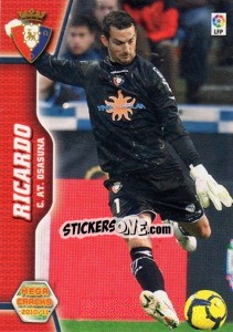 Sticker Ricardo - Liga BBVA 2010-2011. Megacracks n. 218 - Panini