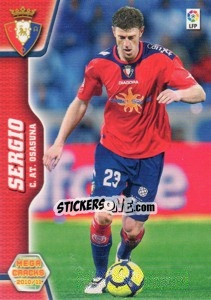 Figurina Sergio - Liga BBVA 2010-2011. Megacracks - Panini