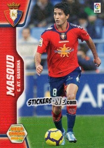 Figurina Masoud - Liga BBVA 2010-2011. Megacracks - Panini