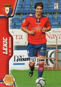 Figurina Lekic - Liga BBVA 2010-2011. Megacracks - Panini