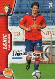 Sticker Lekic - Liga BBVA 2010-2011. Megacracks n. 234 - Panini
