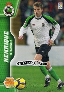 Sticker Henrique - Liga BBVA 2010-2011. Megacracks - Panini