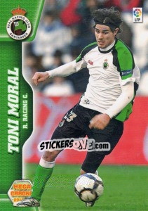 Cromo Toni Moral - Liga BBVA 2010-2011. Megacracks - Panini