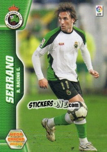 Sticker Serrano - Liga BBVA 2010-2011. Megacracks - Panini