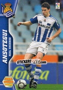 Cromo Ansotegui - Liga BBVA 2010-2011. Megacracks - Panini