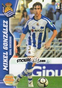 Sticker Mikel González - Liga BBVA 2010-2011. Megacracks n. 259 - Panini