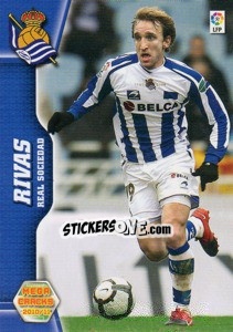 Sticker Rivas - Liga BBVA 2010-2011. Megacracks - Panini